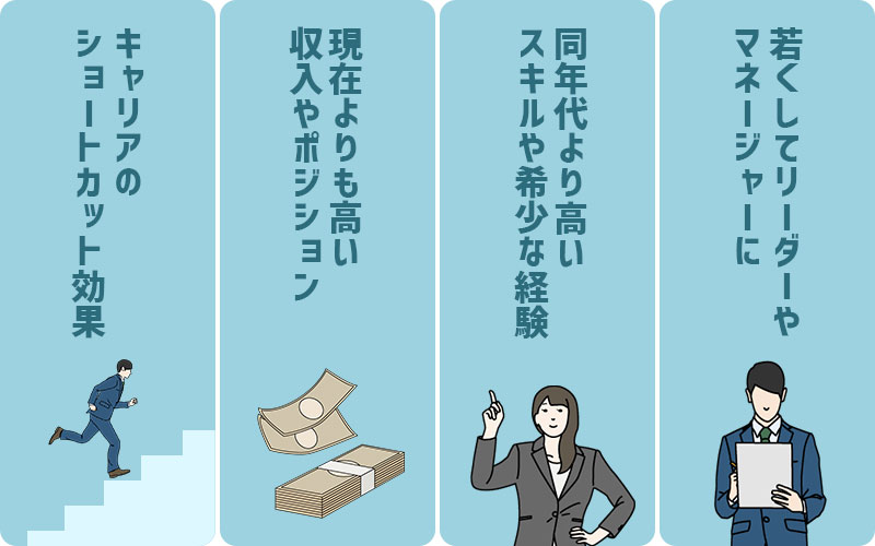 キャリアアップ転職のメリット