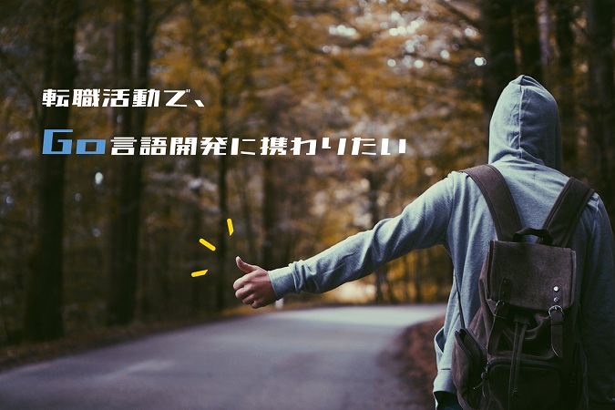 転職活動で、 Go言語開発に携わりたい