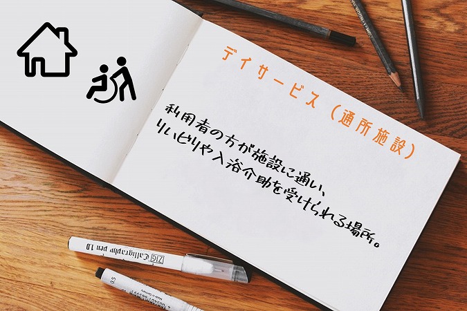 デイサービス(通所施設)利用者の方が施設に通い、
リハビリや入浴介助を受けられる場所。