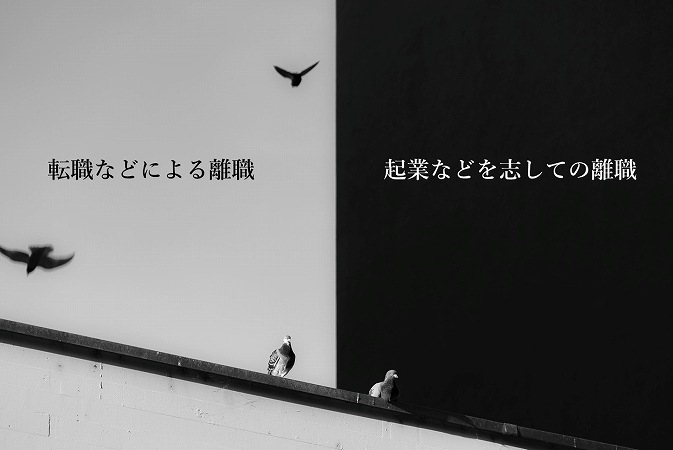 転職などによる離職起業などを志しての離職