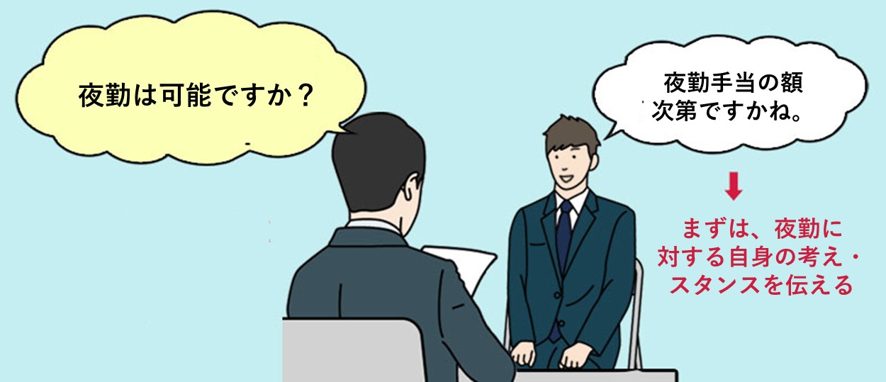 夜勤は可能ですか?