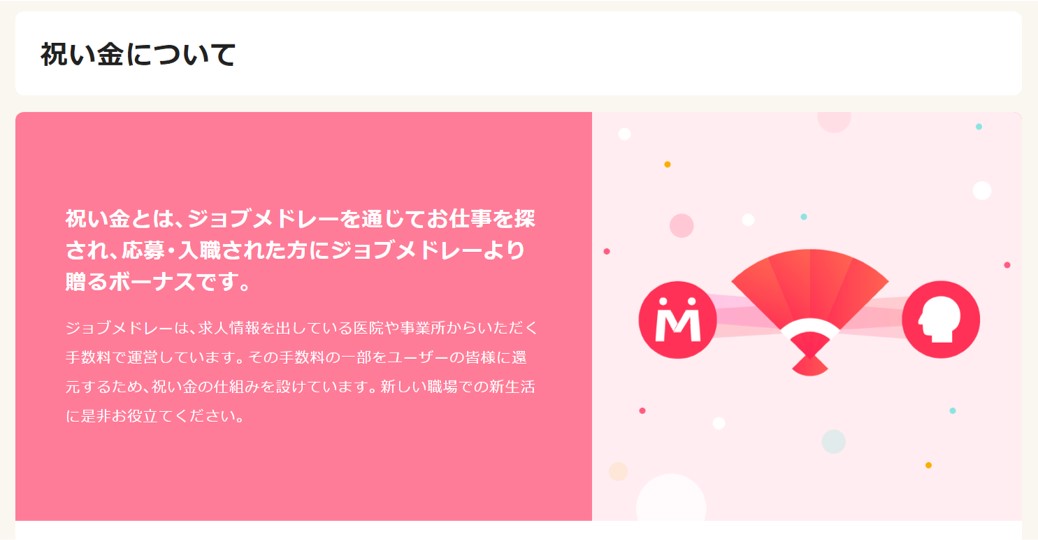 祝い金について