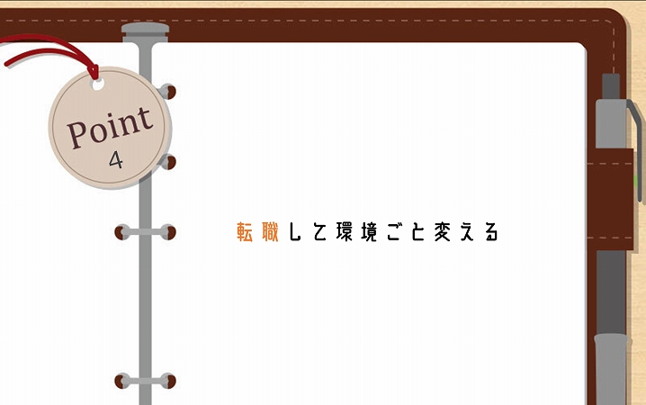 POINT4 転職して環境ごと変える
