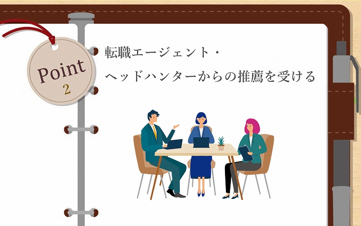 POINT2 転職エージェント・ヘッドハンターからの推薦を受ける