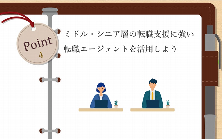 POINT4 ミドル・シニア層の転職支援に強い転職エージェントを活用しよう