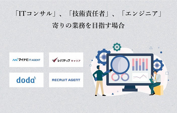 「ITコンサル」、「技術責任者」、「エンジニア」寄りの業務を目指す場合