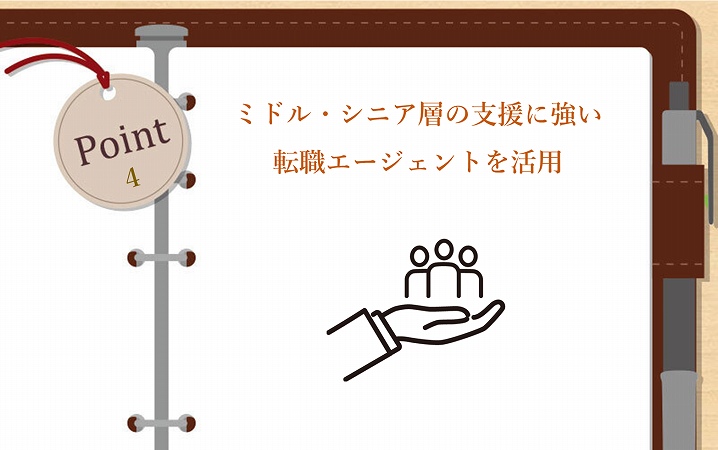 POINT4 ミドル・シニア層の支援に強い転職エージェントを活用