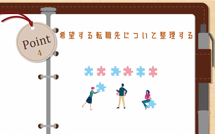 POINT4 希望する転職先について整理する