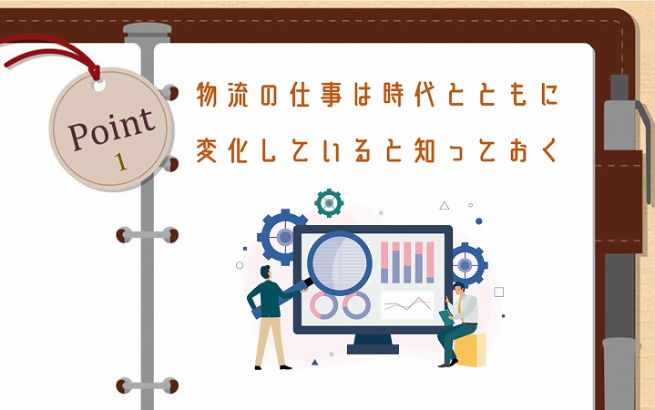 POINT1 物流の仕事は時代とともに変化していると知っておく