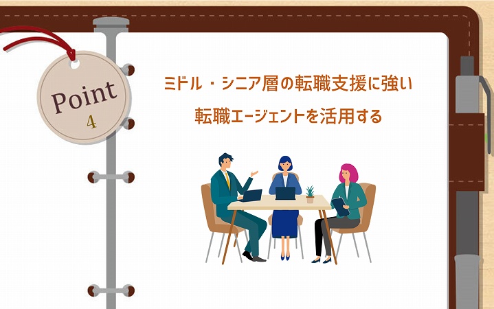 POINT4 ミドル・シニア層の転職支援に強い転職エージェントを活用する