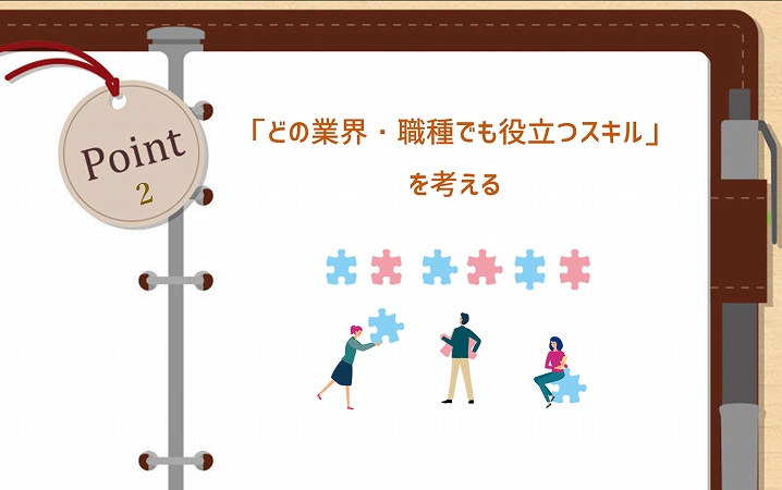 POINT2 「どの業界・職種でも役立つスキル」を考える