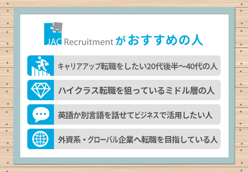 Jacリクルートメントがおすすめの人は 評判から活用法まで詳しく紹介