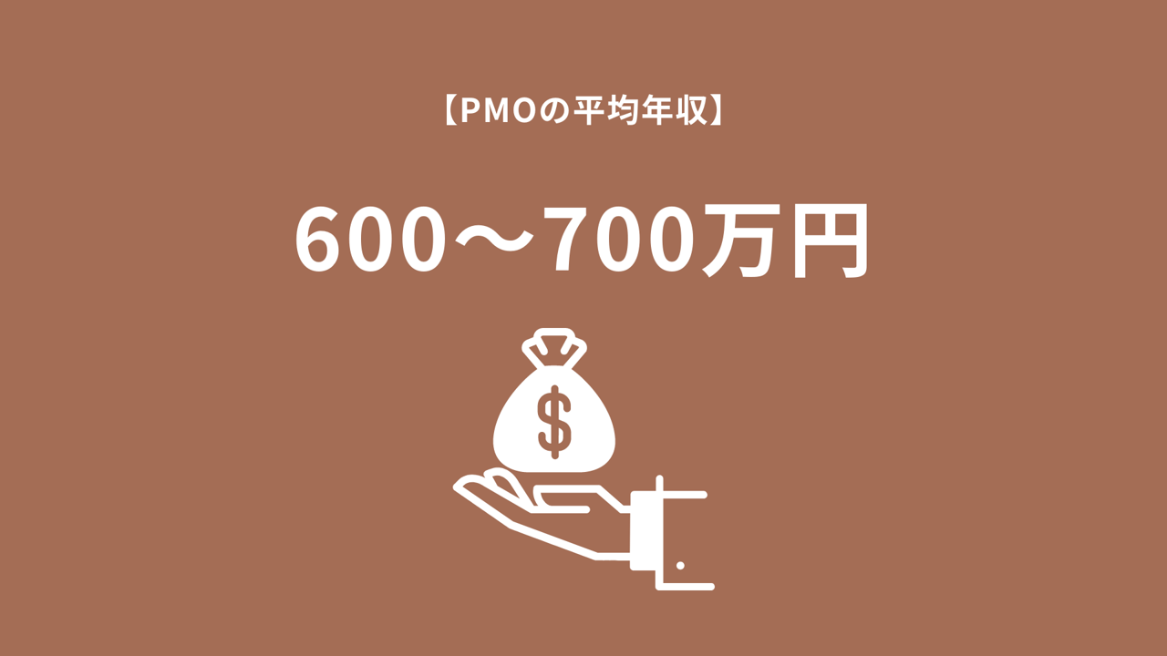 【PMOの平均年収】600~700万円