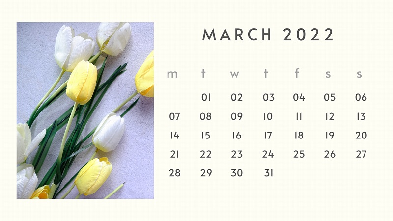 3月