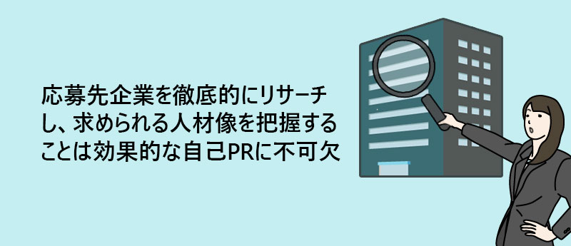 応募先企業を徹底的にリサーチし、求められる人材像を把握することは効果的な自己PRに不可欠