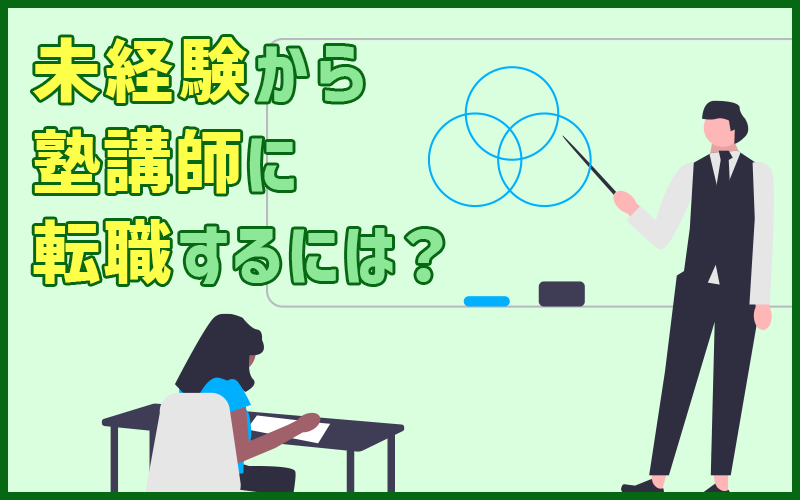 塾講師になるには。未経験からの転職は可能?業務内容、将来性、求められるスキル紹介