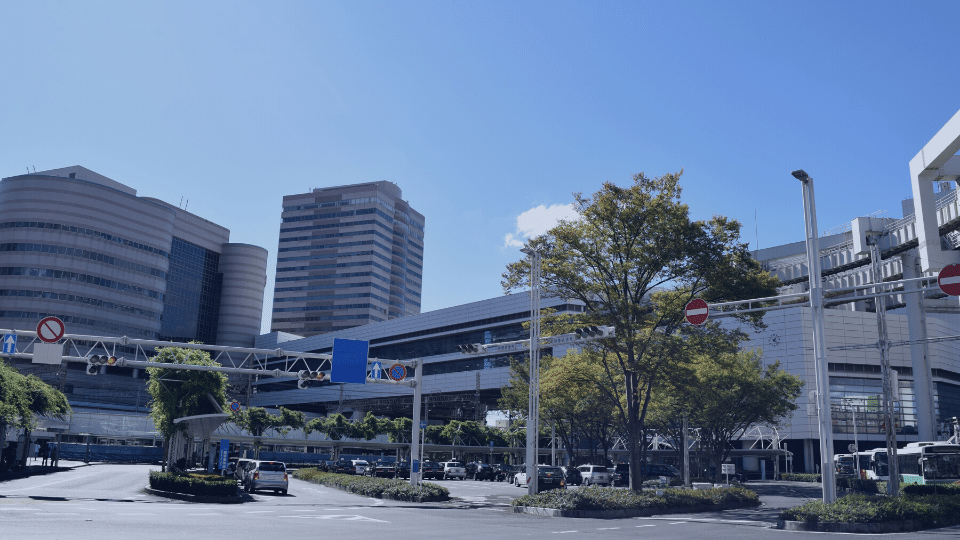 千葉駅前の風景