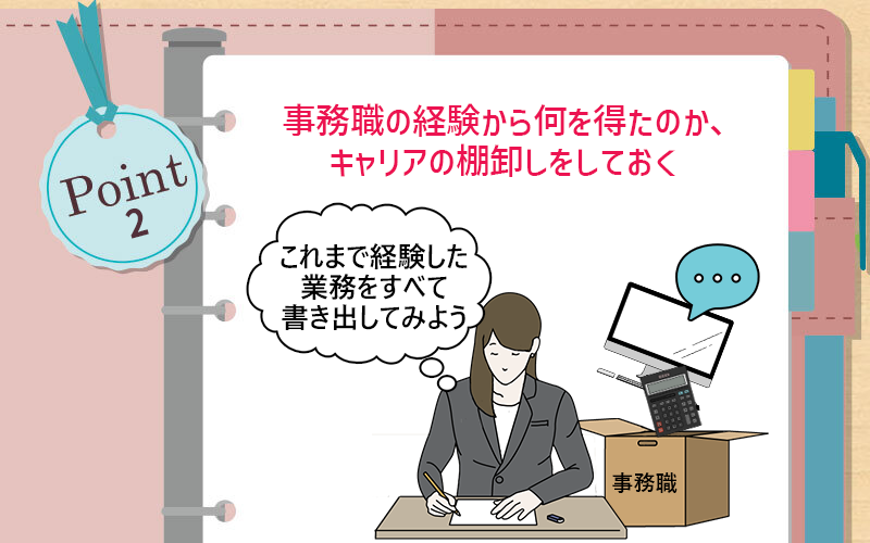 事務職の経験から何を得たのか、キャリアの棚卸しをしておく