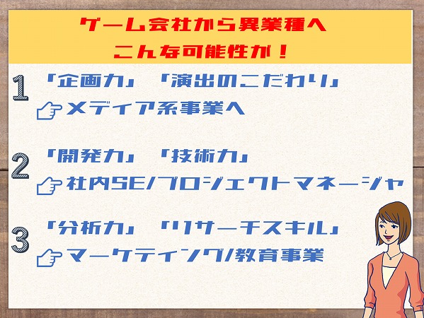 ゲーム会社を辞めたい ゲーム業界からの転職活動時に意識するポイント３つ