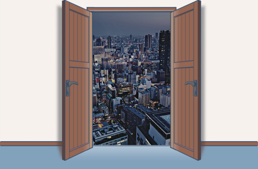 イメージ図:大阪の夜景