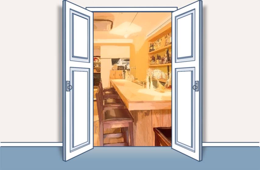 転職後の新しい職場は、飲食店