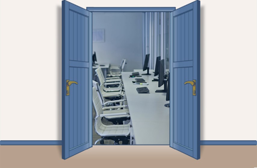イメージ画:ベンチャー企業のフロア