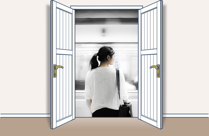 イメージ図:DPE店での仕事は、1ヶ月に休みが取れるのは2~3日だけ。