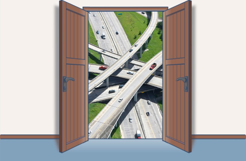 イメージ図:高速道路