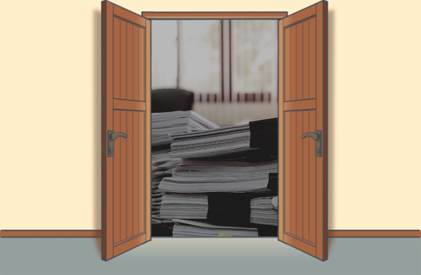 イメージ図:書類整理の仕事