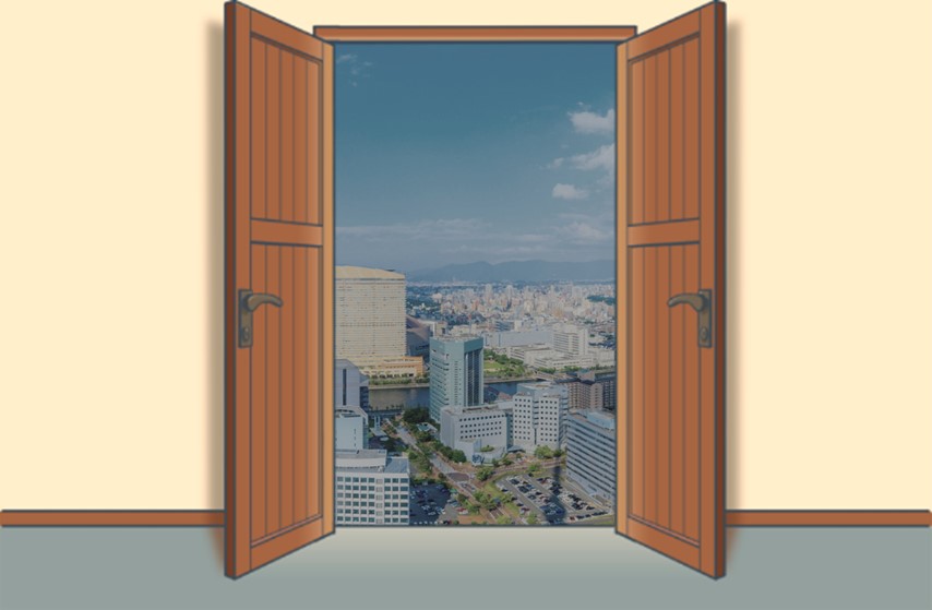 イメージ図:博多の街並み