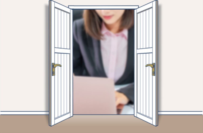 イメージ図:仕事を覚えるのに人よりも時間がかかる、要領の悪い私。