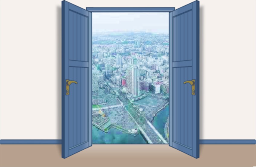 イメージ図:コロナ渦をきっかけに、今後の人生を考えるようになって。