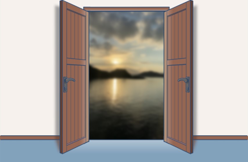 広島県の夕日イメージ