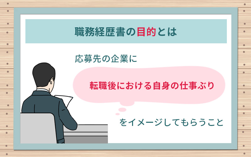 職務経歴書の目的は──応募先の企業に「転職後における自身の仕事ぶり」をイメージしてもらうこと