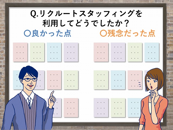 Q.リクルートスタッフィングを利用してどうでしたか?